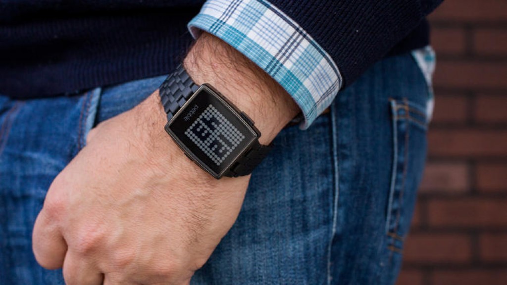 Pebble Steel Smartwatch Black Matte