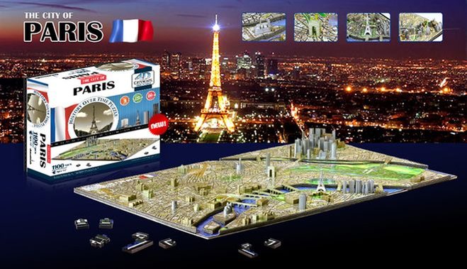 4D Cityscape Puzzle Paris