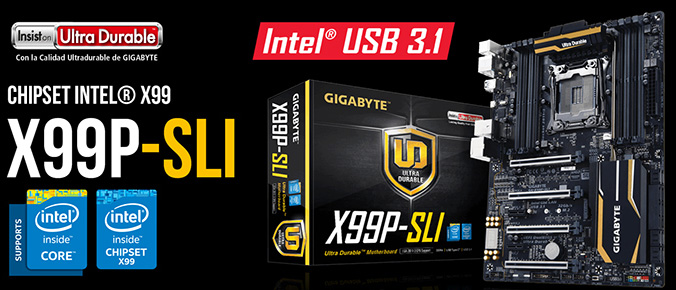 Gigabyte GA-X99P-SLI Intel X99 SLI Motherboard