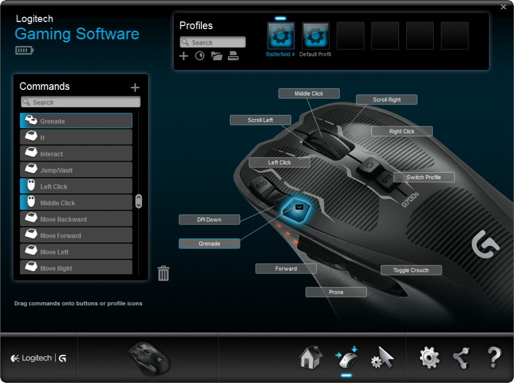 Logitech G700s Rechargeable Gaming Mouse Software