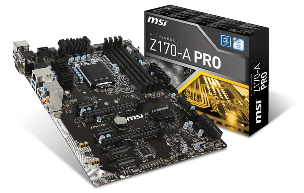 MSI Z170‑A Pro ATX LGA1151 Motherboard