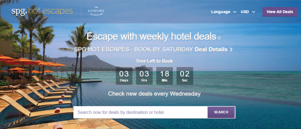 SPG Hot Escapes For The Next 6 Weeks July-27-2016