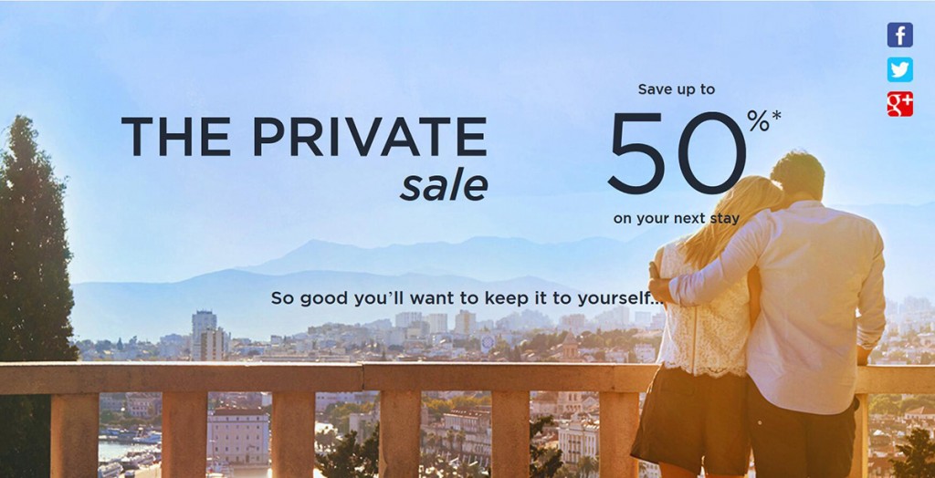 Le Club AccorHotels Worldwide Private Sales - 4 August 2016