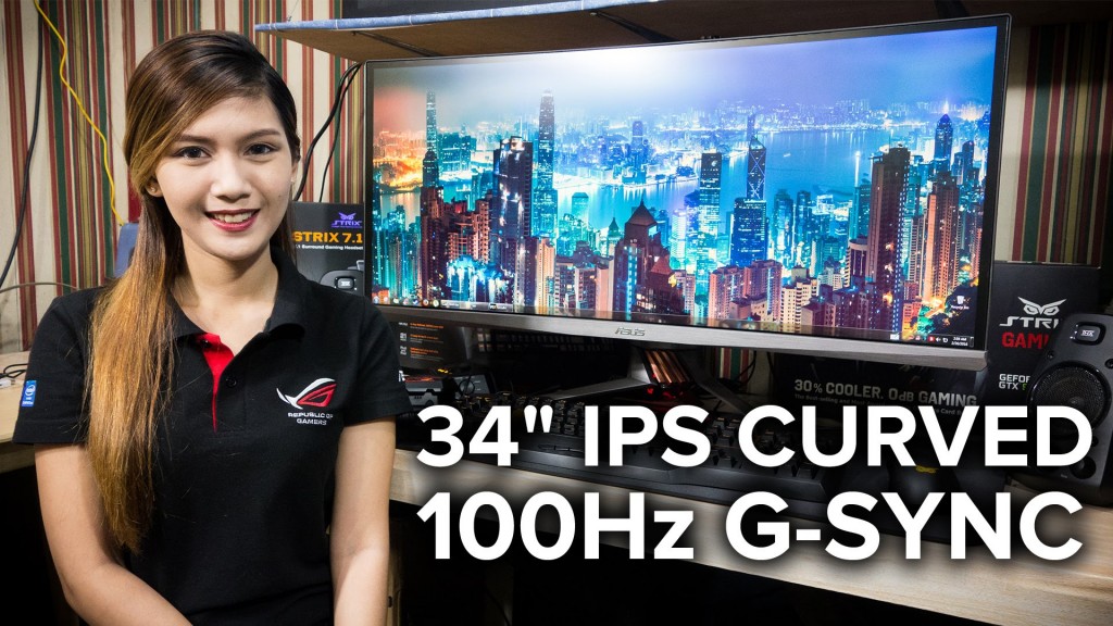 Asus ROG Swift PG348Q 34" Curved 4K G-SYNC Gaming Monitor