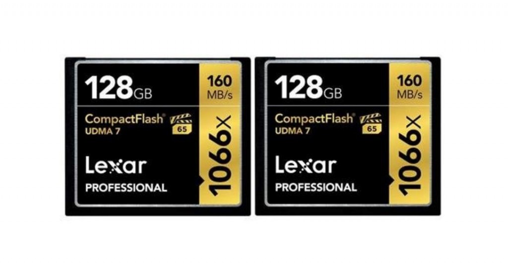 Lexar Professional 1066x 128GB CompactFlash Card
