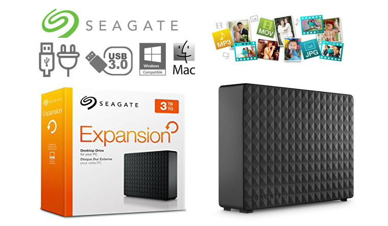 Seagate Expansion 3TB Desktop Hard Drive