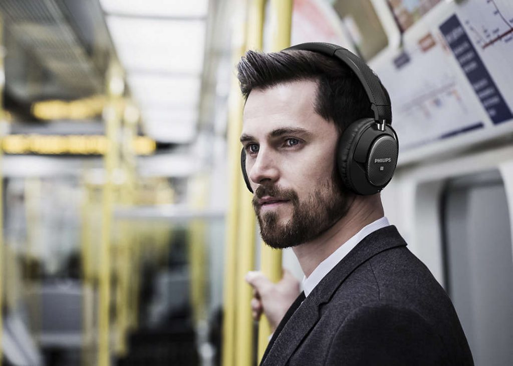 Philips SHB9850NC Wireless Noise Canceling Headphones