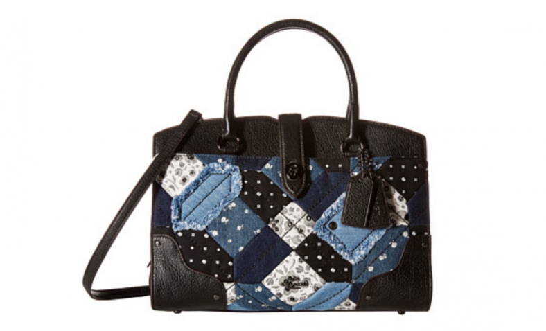 62% OFF! 2016 new！ COACH Canyon Quilt Denim Mercer 30 Satchel $189.99