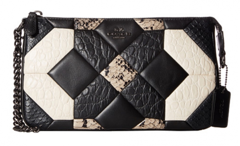 56% OFF!  COACH Canyon Quilt Exotic Nolita Wristlet $109.99
