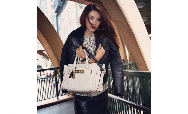 60% OFF!  COACH Colorblock Coach Swagger 37 $279.99