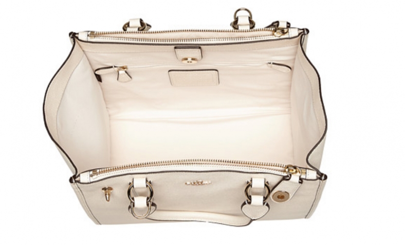 69% OFF!  COACH Crossgrain Leather Crosby Carryall $120.99