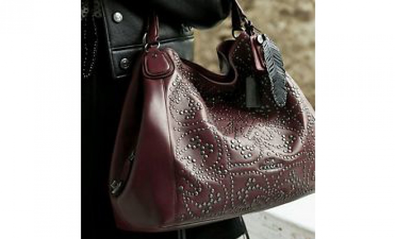 74% OFF!  COACH Mini Stud Large Edie Shoulder Bag $289.99