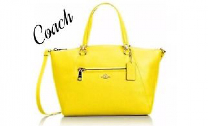 55% OFF!  COACH Pebbled Prairie Satchel $124.99