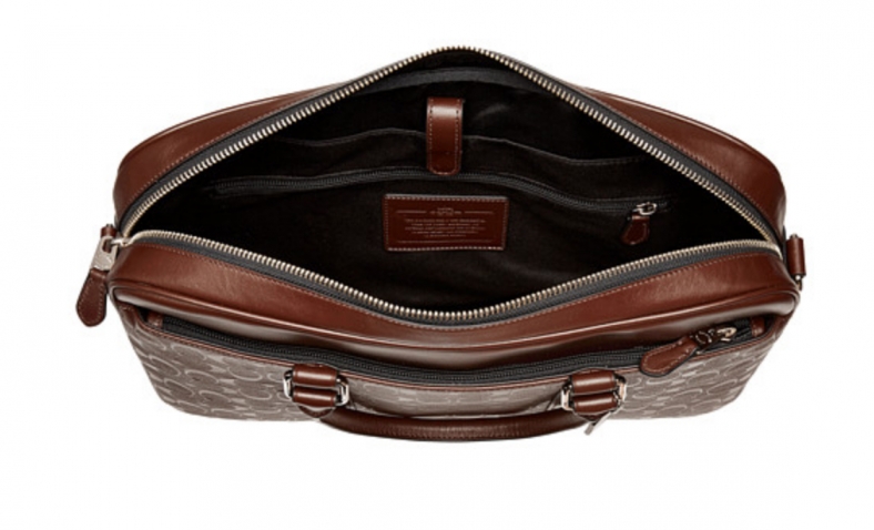 50% OFF!  COACH Perry Slim Brief In Signature Crossgrain $299.99