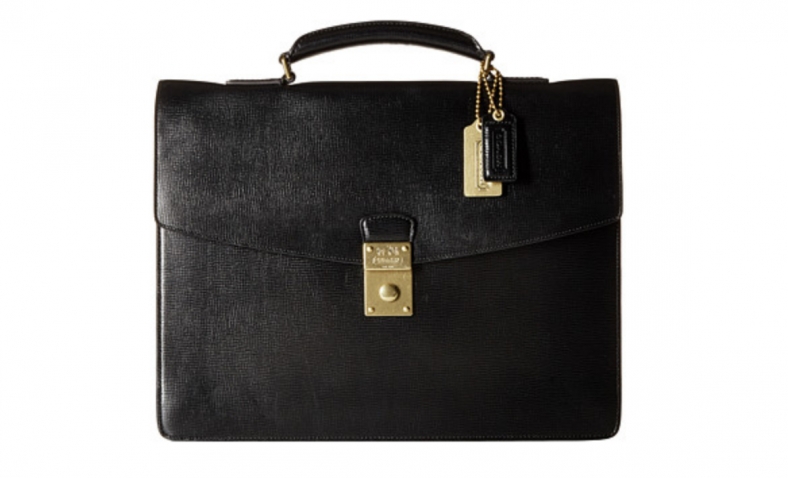 55% OFF!  COACH Textured Leather Large Attache $359.99