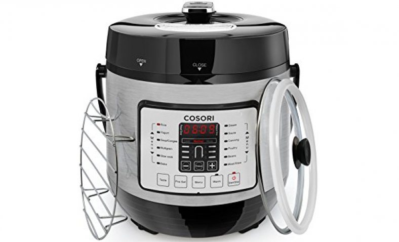 50% off!  COSORI Electric Pressure Cooker 2 Quart Mini 7-in-1 Multi-Functional, Programmable Non-Stick Steam Rice Cookware, 800W $59.49