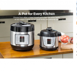 50% off!  COSORI Electric Pressure Cooker 2 Quart Mini 7-in-1 Multi-Functional, Programmable Non-Stick Steam Rice Cookware, 800W $59.49