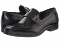 Calvin Klein Men’s Loki Matte Box Leather Slip-On Loafer, Black, 10 M US$44.90