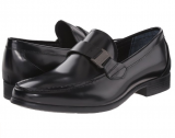 Calvin Klein Men’s Loki Matte Box Leather Slip-On Loafer, Black, 10 M US$44.90