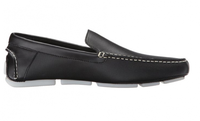 Calvin Klein Men’s Miguel Diamond Perf Slip-On Loafer,Black,7 M US$63.99