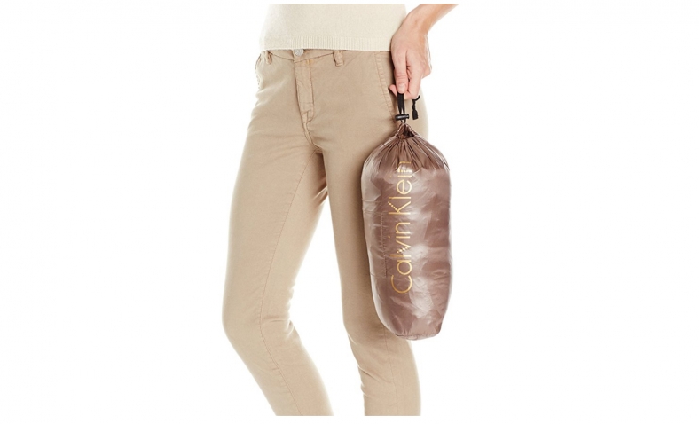 Calvin Klein Women’s Chevron Down Coat, S $60.59