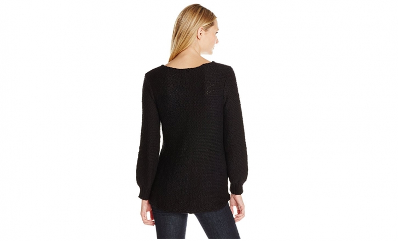 Calvin Klein Women’s Slub Yarn Sweater with Scarf $25.36