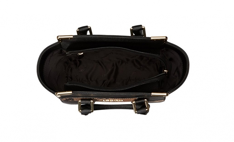 40% off!  Calvin Klein on My Corner Saffiano Patchwork Mini Satchel $68.40