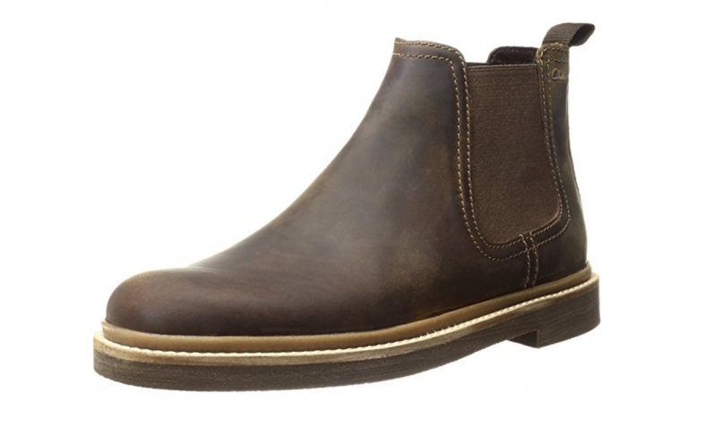 Clarks Men’s Bushacre up Chelsea Boot $56.91