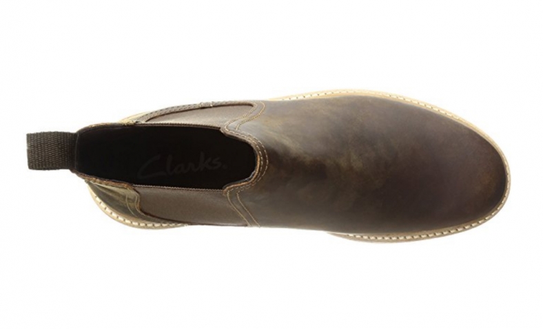 Clarks Men’s Bushacre up Chelsea Boot $56.91