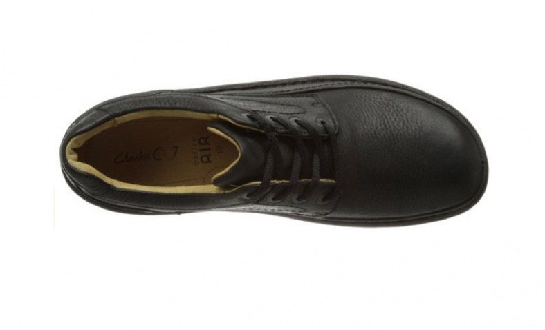 Clarks Nature Three men Derby, Black (black Leather), 9.5 UK (44 EU)£40.00
