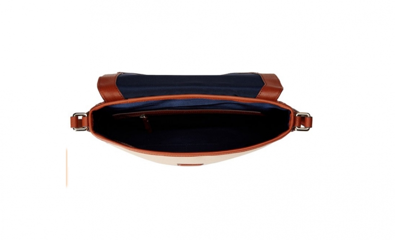 55% off Cole Haan Emery Canvas Flap Crossbody $80.39