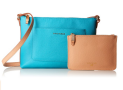 73% off Cole Haan Emilia Crossbody, Sea Blue/Toasted Almond $53.78