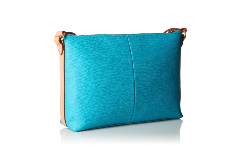 Cole Haan Emilia Cross Body, Sea Blue/Toasted Almond$64.42