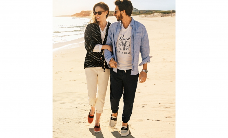 Cole Haan Men’s Pinch Leather Weekender Loafer, Grey Leather/White, 8 M US$65.43