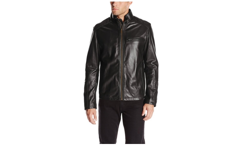 76% off Cole Haan Men’s Smooth Lamb Leather Moto Jacket $168.78