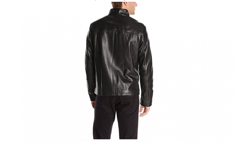 76% off Cole Haan Men’s Smooth Lamb Leather Moto Jacket $168.78