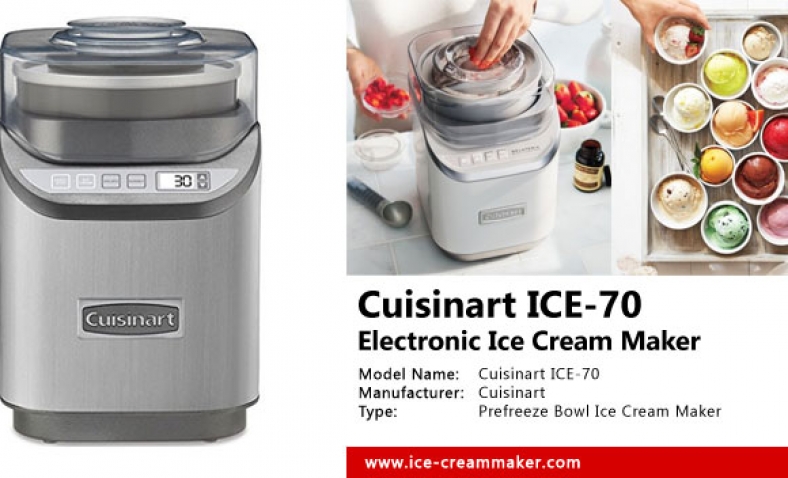 Cuisinart ICE-30BC Pure Indulgence 2-Quart Automatic Frozen Yogurt, Sorbet, and Ice Cream Maker $54.99