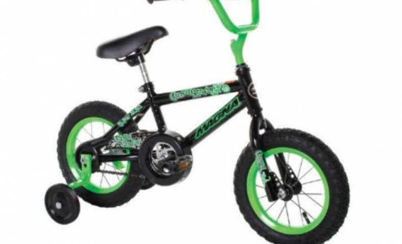 Dynacraft Magna Gravel Blaster Boy’s Bike (12-Inch, Green/Black)  $32.97