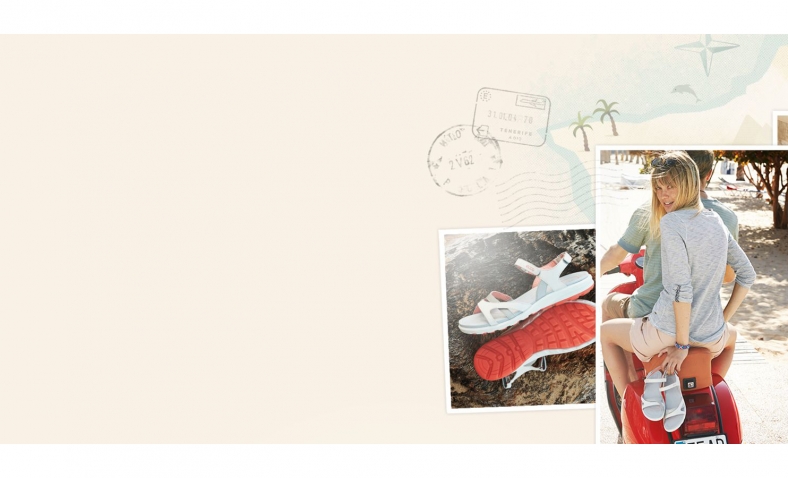 ECCO Cruise Sandals, Shadow White/Silver Grey/Coral, 3.5 UK€58.11