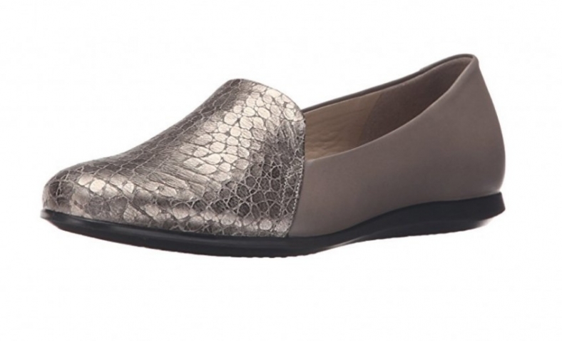 61% off for size 36!  Ecco Footwear Womens Women’s Touch Ballerina 2.0 Scale Ballet Flat $51.30