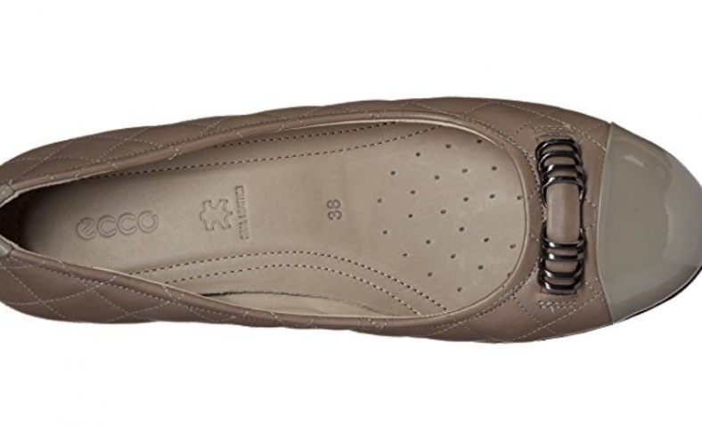 59% off!  Ecco Footwear Womens Women’s Touch Quilted Ballerina Ballet Flat $52.99