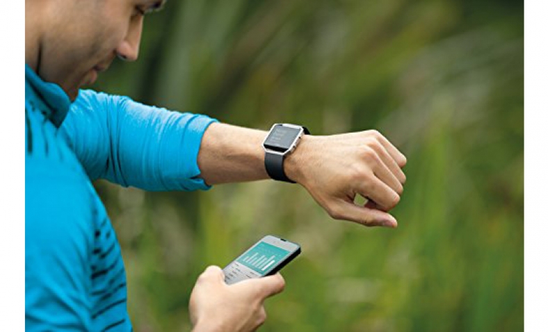 25% off!  Fitbit Blaze Smart Fitness Watch, Black, Silver, Large $149.95