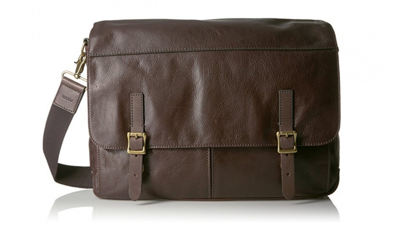 2016 new! 61% off  Fossil Defender Leather Messenger Bag $116.36
