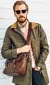 2016 new! 61% off Fossil Defender Leather Messenger Bag $116.36