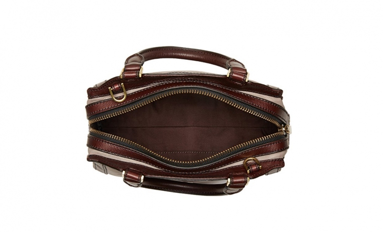 61% off!  Fossil Logan Small Satchel-Black $89.78