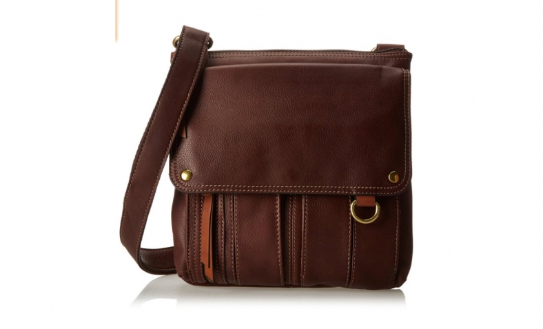 55% OFF! Fossil Morgan Traveler Cross Body Bag $75.19
