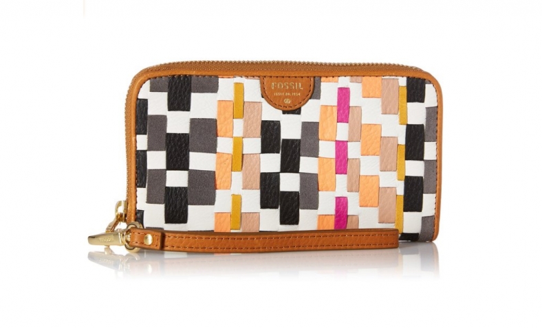 Fossil Sydney Zip Around Phone Wallet $31.19