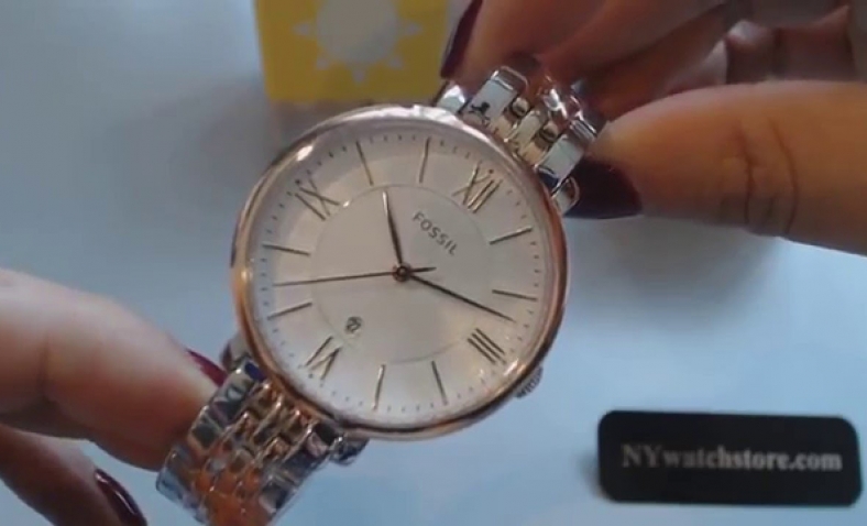 46% off!  Fossil Women’s ES3433 Jacqueline Three-Hand Stainless Steel Watch $61.98