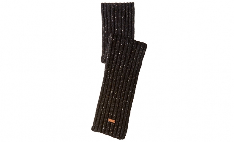 Fred Perry Men’s Donegal Ribbed Scarf, Black, One Size $30.97