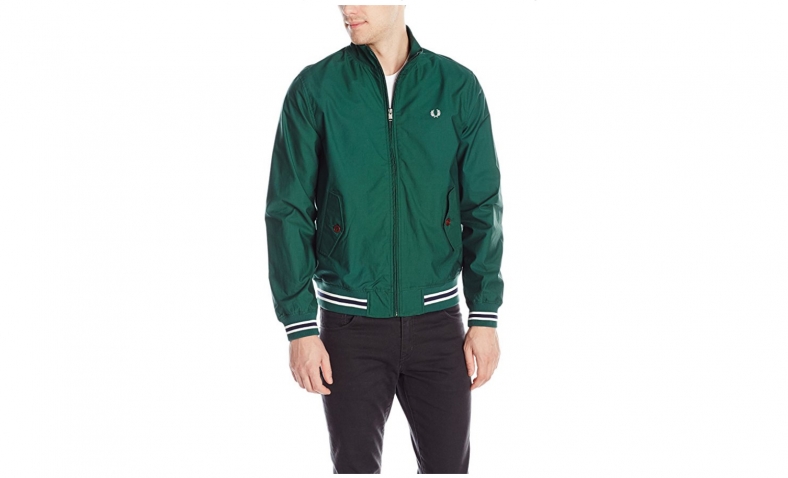 Fred Perry Men’s Tipped Bomber Jacket, Ivy $112.72